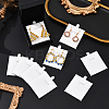 24Pcs PU Leather & Sponge Jewelry Pendant Nceklace Display Cards NDIS-SP0001-03B-02-5