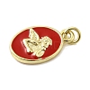 Brass Enamel Pendants KK-P338-10G-01-3