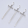 Tibetan Style Alloy Cabochons TIBE-R316-140AS-RS-1