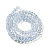 Transparent Baking Paint Glass Beads Strands DGLA-A034-T6mm-D13-2