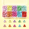 450Pcs 10 Styles Opaque Acrylic Beads OACR-FS0004-02-6
