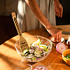 6Pcs Bamboo Spoons & Knifes & Forks AJEW-WH0411-031-6