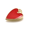 Brass Enamel Pendants X-KK-K401-14G-09-2