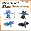 4Pcs 2 Colors Translucent Resin Pendants FIND-LP0009-93A-2