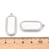 304 Stainless Steel Pendant Cabochon Settings STAS-T067-20P-3