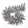 Wing Tibetan Style Alloy Bead Strands TIBEB-O007-38-RS-2