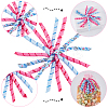 8Pcs Cloth Curly Ribbon Bows AJEW-SP0001-48I-4