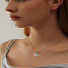40Pcs 2 Colors Alloy Enamel Pendants ENAM-LP0001-91-3