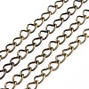 Brass Twisted Chains CHC-Q001-4x3mm-AB-1