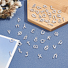   48Pcs 24 Letters 304 Stainless Steel Charms STAS-PH0001-30-3