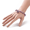 Natural & Synthetic Gemstone Beads Stretch Bracelets BJEW-JB09206-3