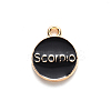 Alloy Enamel Pendants ENAM-S124-01A-08L-3