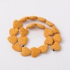 Dyed Natural Lava Rock Bead Strands G917-6-2