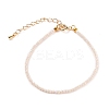Faceted Electroplate Glass Beaded Bracelets BJEW-JB05693-04-1