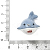 Marine Theme Opaque Resin Pendants RESI-P047-01G-P-3