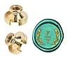 Wax Seal Brass Stamp Head AJEW-WH0209-501-1