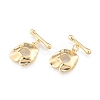 Brass Toggle Clasps KK-N216-531LG-2