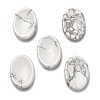 Oval Natural Howlite Worry Stone G-H073-06A-1