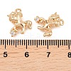 Brass Micro Pave Cubic Zirconia Pendants KK-L261-02G-3