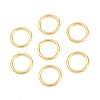 Brass Closed Jump Rings KK-D257-01G-01-1