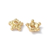 Flower Brass Bead Caps KK-F892-34G-02-1