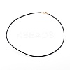 Leather Cord Necklace Making X-MAK-L018-06A-01-1