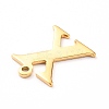 PVD Vacuum Plating  304 Stainless Steel Charms STAS-H112-X-G-3