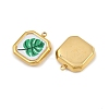 Printed 304 Stainless Steel Pendants STAS-P419-07G-05-2