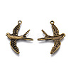 Tibetan Style Alloy Pendants TIBEP-T011-01AB-1