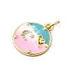 Rack Plating Brass Pendants KK-A268-24G-2