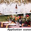 2 Sets 2 Style Organza & Cloth Bride and Groom Wine Bottle Cover AJEW-CA0002-44-6