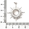Brass Micro Pave Cubic Zirconia Pendants KK-Q043-25P-3