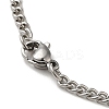 201 Stainless Steel Enamel Pendant Necklaces for Women Men LS-NJEW-G123-11P-4