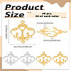 40Pcs 2 Colors Iron Chandelier Components Links FIND-LP0006-74-2