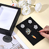 Rectangle Artificial Board Badge Display Frame Stands DIY-WH20007-750B-3