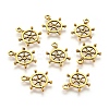 Tibetan Style Alloy Helm Pendants X-TIBEP-S257-AG-LF-1