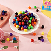 100Pcs 10 Colors Food Grade Eco-Friendly Silicone Focal Beads SIL-TA0001-27-5
