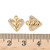 Brass Micro Pave Cubic Zirconia Pendants KK-D373-01A-G-3