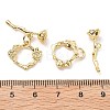 Brass Toggle Clasps KK-B129-20G-3