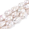 Natural Baroque Pearl Keshi Pearl Beads Strands PEAR-S019-05C-2