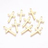 304 Stainless Steel Pendants STAS-P220-09G-1