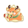 Alloy Enamel Pendants ENAM-C033-01C-G-1