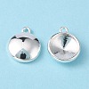 Tibetan Style Alloy Flat Round Charm Pendant Rivoli Xilion Pointed Back Chaton Rhinestone Settings PALLOY-O034-S01-1