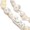 Natural Baroque Pearl Keshi Pearl Beads Strands PEAR-XCP0001-15-4