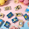 Leaf Paper Self Adhesive Mini Candy Bar Wrappers DIY-WH0604-009-4
