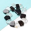 Natural Smoky Quartz and Crystal Quartz Beads Strands G-P528-K04-01-2