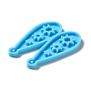 DIY Teardrop with Spakling Star Pendant Silicone Molds DIY-I099-04-4