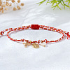Religion Brass & Natural Shell Charm Bracelets KR4902-10-1