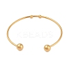 Fashion 304 Stainless Steel Cuff Bangles Torque Bangles BJEW-H473-01M-6