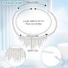 1Pc Zinc Alloy Bib Necklaces NJEW-FG0001-07-2